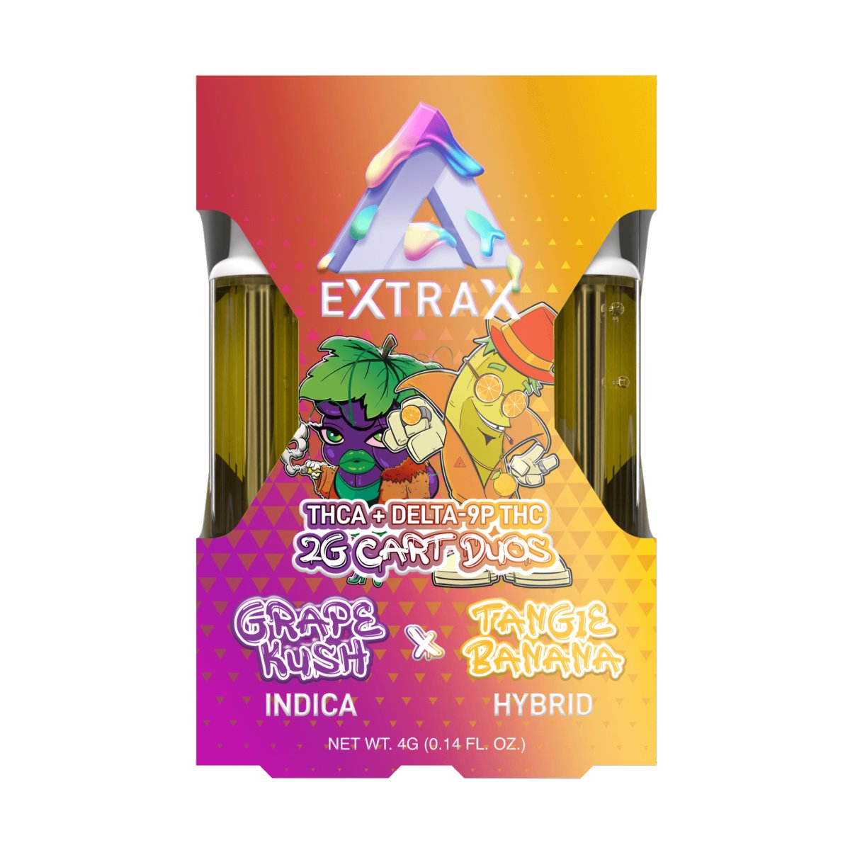 Extrax Adios (Amigos) Carts: Say Hello to High Potency in a 2-Pack - CBD Direct Solutions