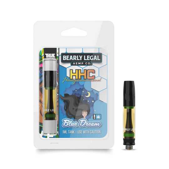 Bearly Legal Blue Dream HHC Vape Carts 1ml | Barely Legal HHC Vape Cartridge | $19.99 HHC Carts | CBD Direct Solutions