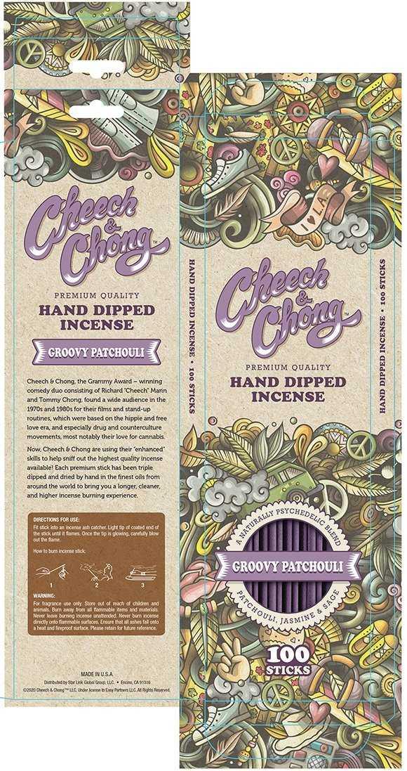 Cheech & Chong Premium Hand Dipped Incense 100 Sticks | CBD Direct Solutions