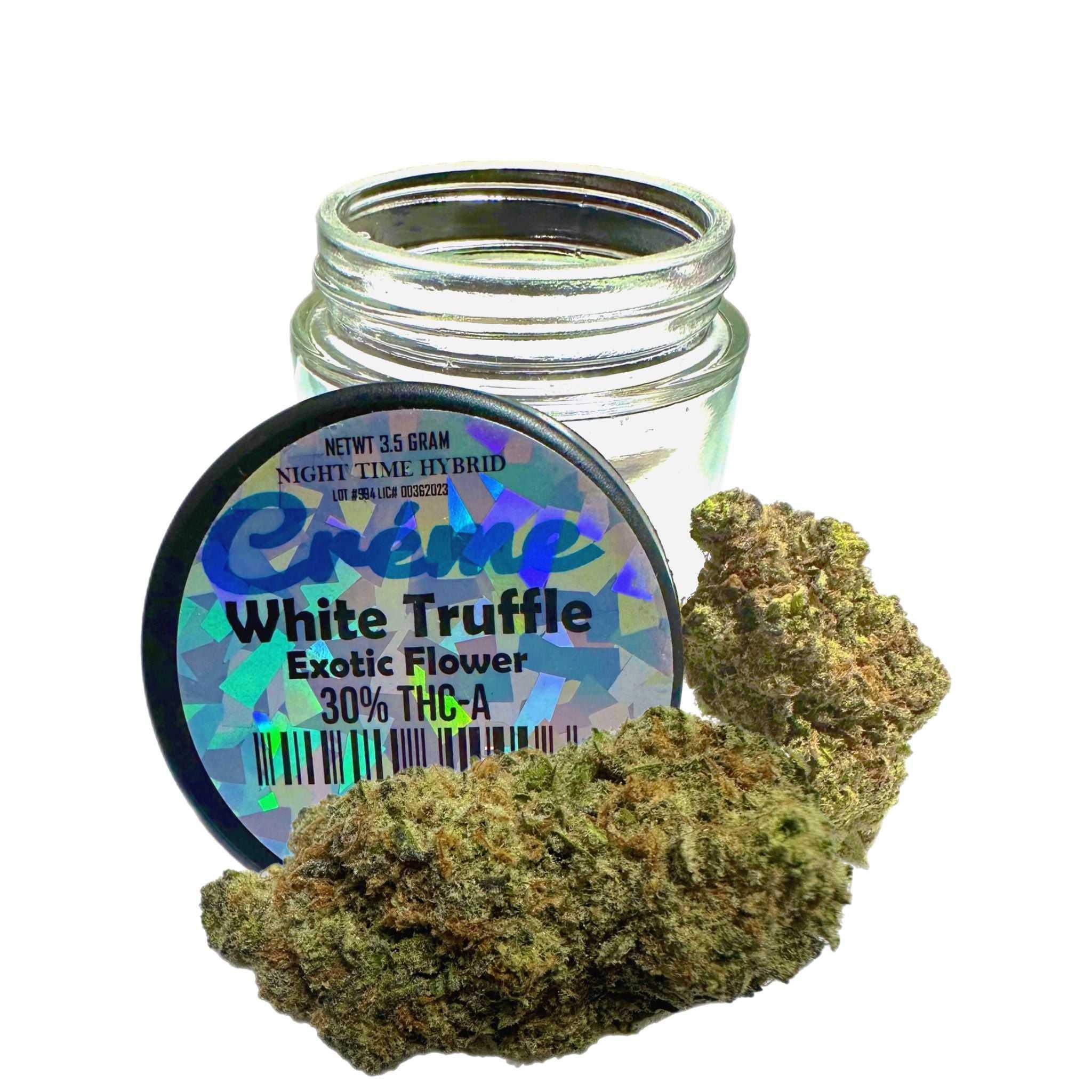 Crème Exotic White Truffle THCA Flower 3.5g/30% | Creme Exotic Indoor THCA Flower | CBD Direct Solutions