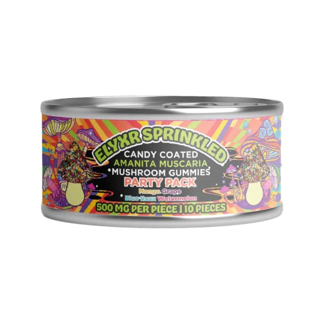 Elxyr Candy-Coated Mushroom Gummies 5000mg | ELYXR LA Candy-Sprinkled Amanita Muscaria Gummies - 500mg per gummy | Sprinkled Amanita Muscaria Gummies | Best Mushroom Gummies Online | Mushroom Gummy Party Pack | Candy-Sprinkled Mushroom Gummies - 10-pieces per pack | Legal Mushroom Gummies | CBD Direct Solutions