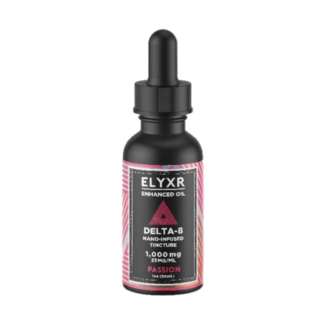 Elyxr Delta-8 Broad-Spectrum Nano Infused Passion Tincture 1000mg | CBD Direct Solutions