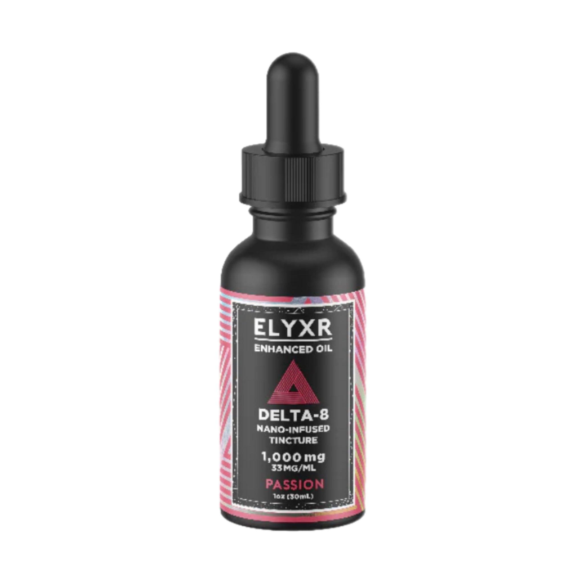 Elyxr Delta-8 Broad-Spectrum Nano Infused Passion Tincture 1000mg | CBD Direct Solutions