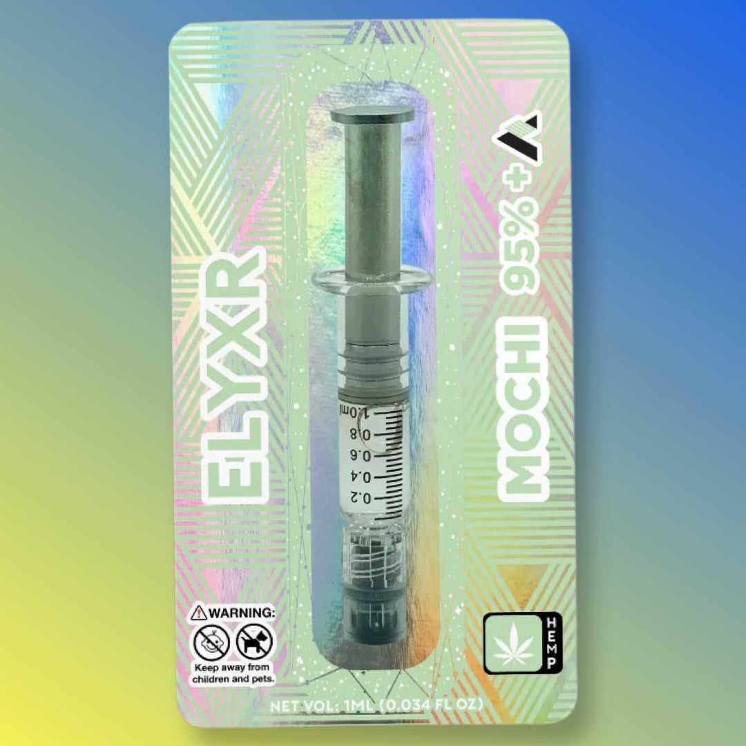 Elyxr Delta-8 THC Mochi Distillate Syringe 95%/1ml | Elyxr Delta-8 concentrate syringes | CBD Direct Solutions