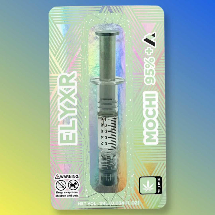 Elyxr Delta-8 THC Mochi Distillate Syringe 95%/1ml | Elyxr Delta-8 concentrate syringes | CBD Direct Solutions