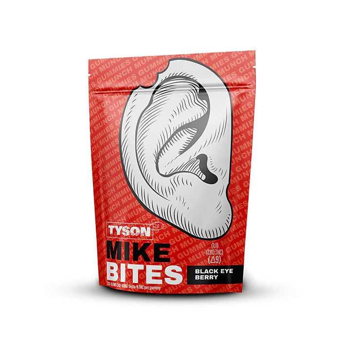 Mike Tyson 2.0  Delta-9 THC Black Eye Berry Bites 400mg | Tyson Black Eye Berry Edible Gummies | CBD Direct Solutions