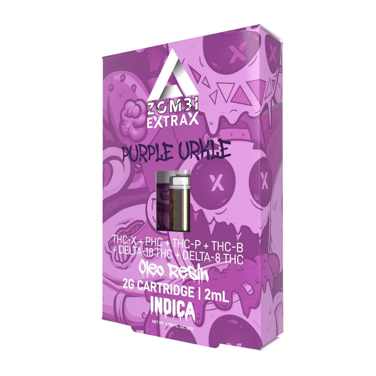 Zombi Extrax Purple Urkle (Indica) Vape Cart 2g | Extrax Zombi Oleo Resin Carts 2g/2ml | CBD DIrect Solutions