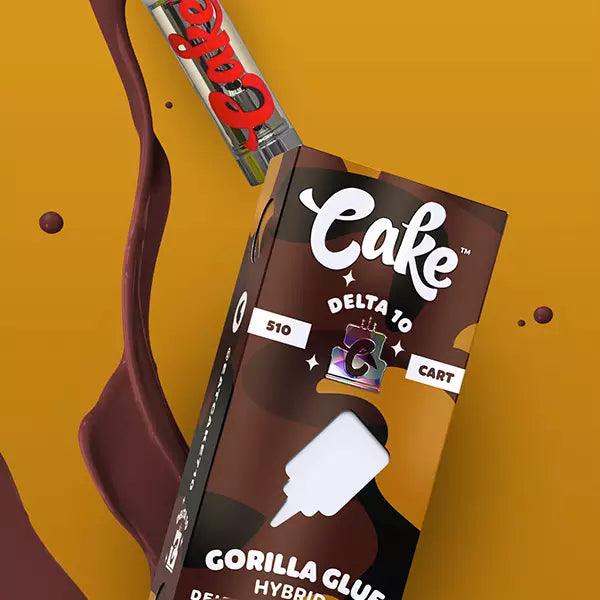 Authentic Cake Delta-10 THC Vape Carts - Gorilla Glue 940mg | Delta-10 Cake Vape Carts 1ml - Gorilla Glue (Hybrid) | Cake Delta 10 THC Vaporizing Cartridges 94% | Gorilla Glue - Delta-10 THC Vape Carts by Cake | Cake D10 Carts - Gorilla Glue - Hybrid | CBD Direct Solutions