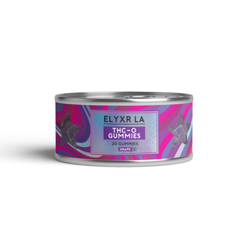 Elyxr THC-O Grape Gummies  20 piece | Elyxr 500mg LA THC-O Gummies (Mango and Grape Flavor) | CBD Direct Solutions
