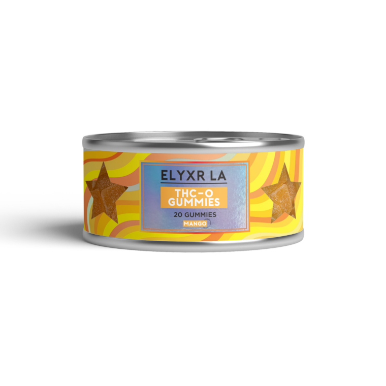 Elyxr THC-O Mango Gummies  25mg | Elyxr 500mg LA THC-O Gummies (Mango and Grape Flavor) | CBD Direct Solutions
