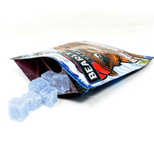 Load image into Gallery viewer, THCO Bearly Legal Blue Raspberry Cotton Candy Gummies 200mg | THC-O Cotton Candy Gummies - 200mg | THCO Gummies | CBD Direct Solutions
