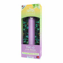 Load image into Gallery viewer, Urb THC-O Live Resin Honey Melon Kush Disposable Vape | Urb THCO Live Resin XL Disposable Vape Pen 2 gram | Urb THCO Honey Melon Kush Disposable 2g | URB THC-O Live Resin Disposables XL | CBD Direct Solutions
