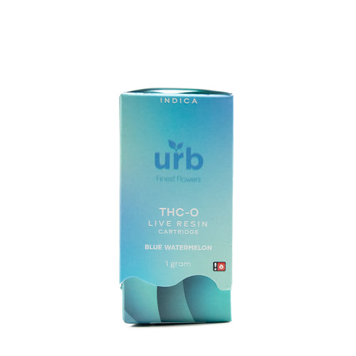 URB - THCO Live Resin Blue Watermelon Vape Carts | THC-O Live Resin Products | Urb THCo Live Resin Vape Carts - Blue Watermelon 1ml | Urb Live Resin - THCO Blue Watermelon Vape Carts (Indica) | Best THC-O Live Resin Products | Urb THC-O Live Resin on Sale | CBD Direct Solutions 