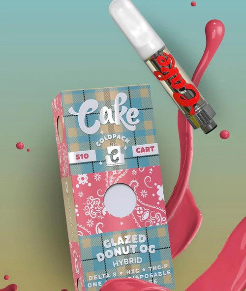 Cake Coldpacks' are filled with Delta-8 THC+THCP+HHC and come in carts or disposable vapes. Checkout them out online at CBD Direct Solutions. Buy now!
