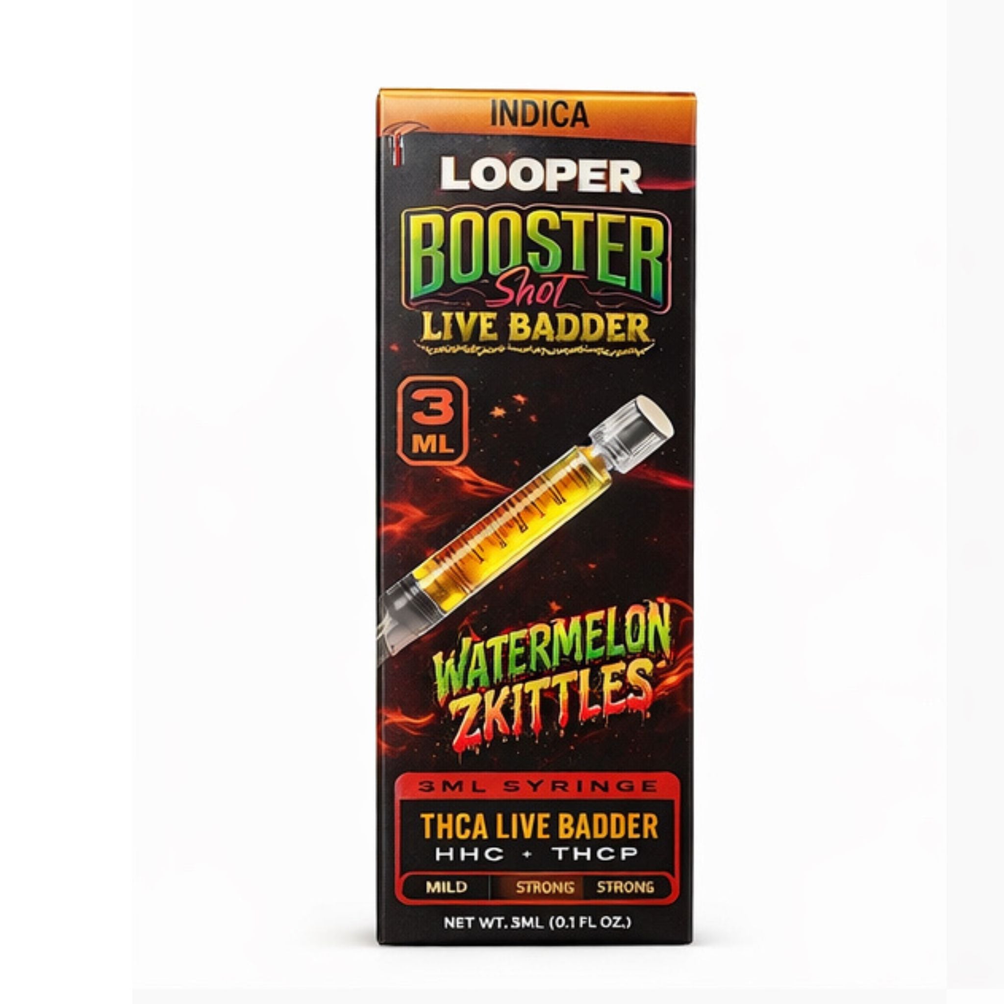Looper THCA Live Badder Booster Shots hemp-derived THCA concentrate for terpene-rich live badder extracts and THCA dab products at CBD Direct Solutions in Katy, Texas.