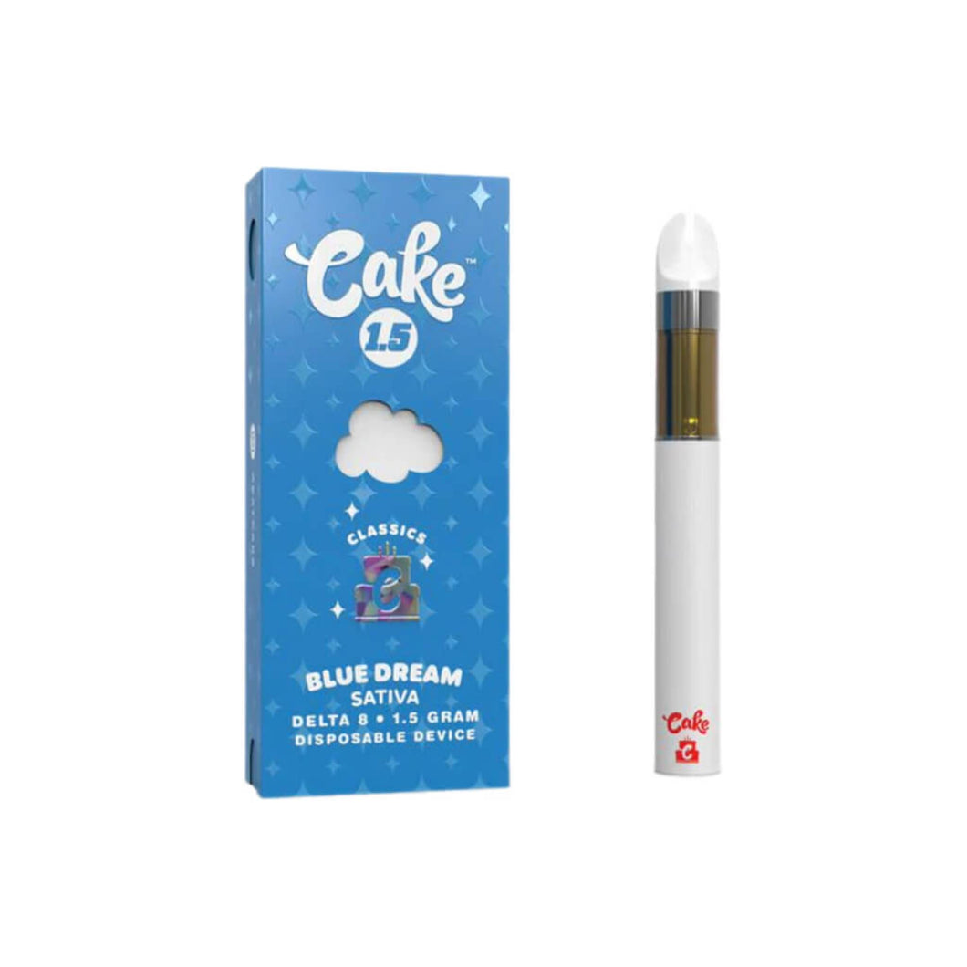 Cake Delta-8 THC Blue Dream 1.5 Disposable Vape Pen | Cake Delta 8 Disposable Vape Pens Classic 1.5g (940 MG) | CBD Direct Solutions