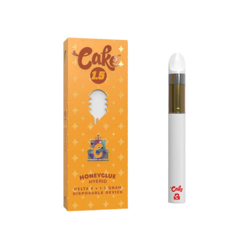 Cake Delta 8 Honeyglue 1.5 Disposable Vapes | Cake Delta 8 Disposable Vape Pens Classic 1.5g (940 MG) | CBD Direct Solutions