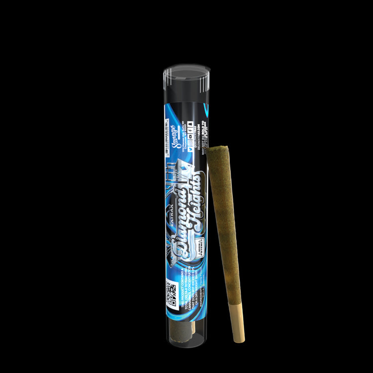 Delta Extrax Diamond Heights THCA Exotic Blue Dream Prerolls 1.3 grams (2PK) | Extrax Diamond Heights THCA Exotic Blue Dream Sativa Prerolls 2-pack | Blue Dream THCA Exotic Indoor Flower Pre-rolls 25.07% potency/2ct | CBD Direct Solutions