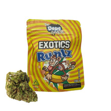 Load image into Gallery viewer, The Dope Candy Co. | Dope Co. Exotics Runtz THCA Flower 3.5g | Top Shelf Indoor THCA Flower | Premium Runtz THC-A Flower 24.36% | Top-Selling Indoor THCA Hybrid Flowers | CBD Direct Solutions
