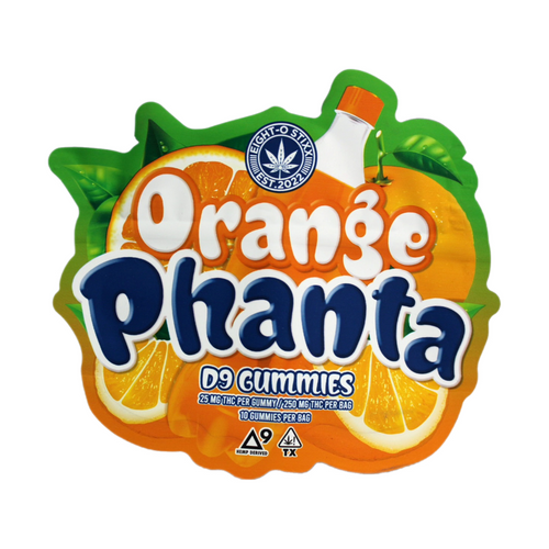 8-O-STIXX Delta-9 THC gummies - Orange Phanta | Orange Phanta D9 Gummies 10pk/25mg gummy | Eight 'O' Stix ∆9 Gummies - Orange Phanta | CBD Direct Solutions