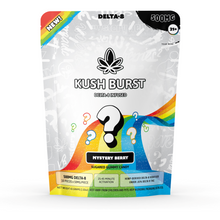 Load image into Gallery viewer, Kush Burst D8 Mystery Berry Edibles 50mg per gummy | Kush Burst Gummies and Edibles by Happi | Kush Burst Delta-8 THC Gummies 500mg | Happi Mystery Berry Gummies 500mg | Mystery Berry D8 Edible Gummy | CBD Direct Solutions
