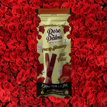 Load image into Gallery viewer, Real Rose Pedal Blunt Wrap Rolls - Creamy Strawberry | Rose Pedal Creamy Strawberry Wraps | Organic Rose Pedal Rolls | Slow-Burning Rose Pedal Wraps | Creamy Strawberry Blunt Wrap Rolls 2-gram | Nicotine and Tobacco Free | Preroll Rose Wraps | Rose Palms King Rolls | Leaf Palms Real Rose Pedal Wrap Rolls | CBD Direct Solutions
