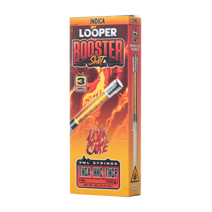 Looper Booster Shot Lava Cake Indica-leaning hemp-derived THCA concentrate in 3 g / 3 mL syringe | CBD Direct Solutions