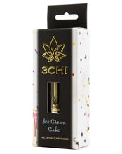 Load image into Gallery viewer, Delta-8 3CHI CDT Vape Cartridges - Ice Cream Cake 1 ml | 3CHI Delta 8 - Ice Cream Cake - Indica Carts 1000mg 1ml | Ice Cream Cake - Delta 8 THC 3Chi Ice Cream Cake Indica Vape Cartridge | 3CHI Delta-8 Ice Cream Cake Carts | CBD Direct Solution
