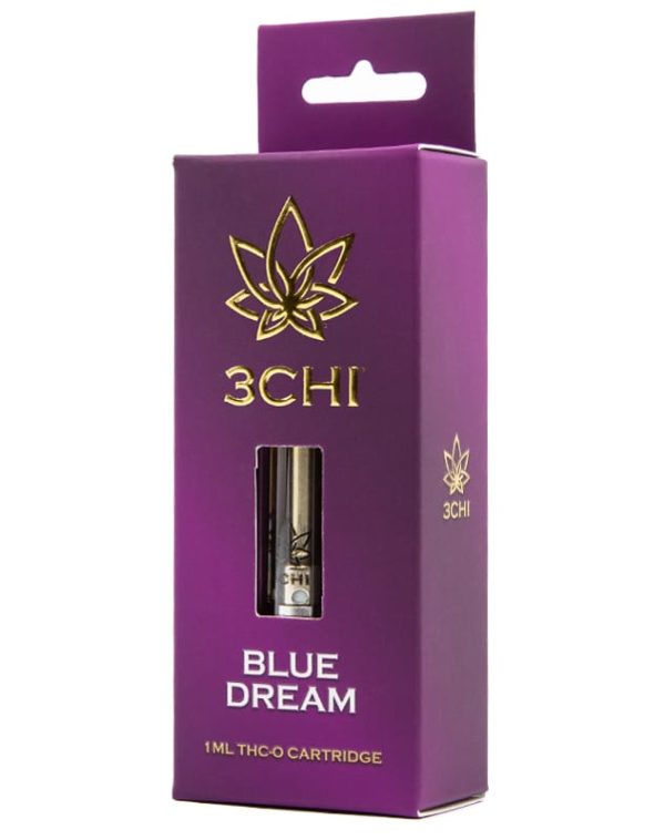 3CHI THC-O Blue Dream Vape Cartridges | 3Chi THCO (CDT) Blue Dream Vape Cartridge 1ml | 3CHI THC-O Carts - Blue Dream | CBD Direct Solutions