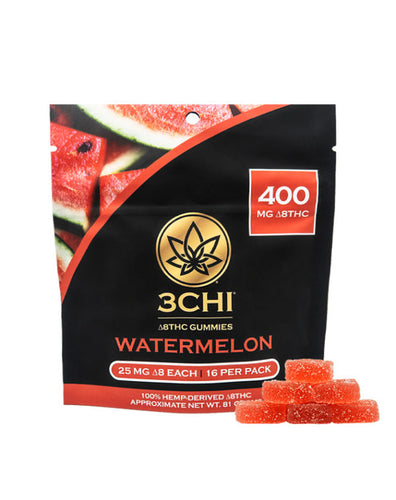 3CHI Delta 8 Watermelon Gummies 25mg | 3Chi Delta 8 THC Watermelon Gummies 400mg | CBD Direct Solutions