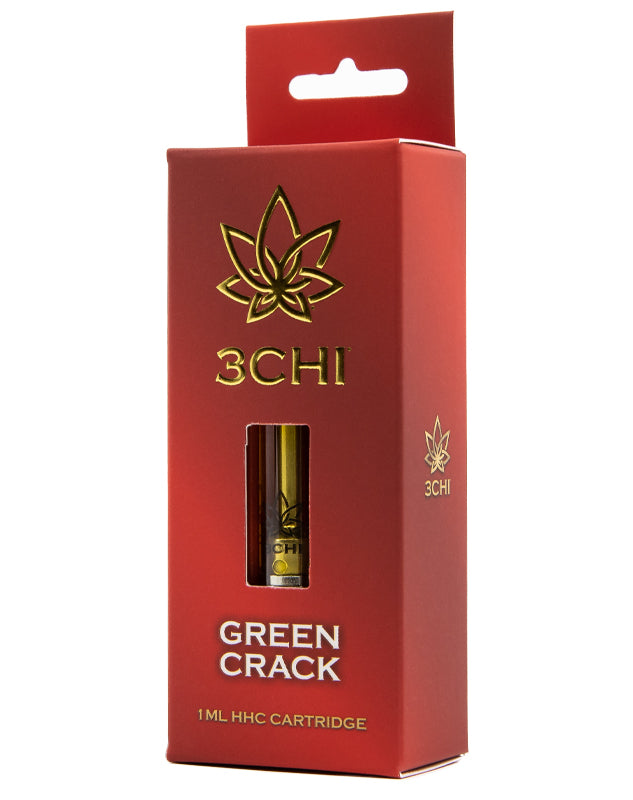 3CHI HHC Green Crack Vape Cartridges 1ml | 3Chi HHC Vape Cartridges 1ml | 3CHI HHC Carts | CBD Direct Solutions