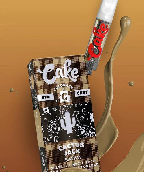 Authentic Cake Vape Carts | Cake Coldpack Vape Cartridges | Authentic Cake Coldpack Vape Carts | Cake Coldpacks - Cactus Jack (Sativa) Carts | Cake Cold-pack Vaporizing Carts - Cactus Jack (Sativa) 1ml | CBD Direct Solutions 
