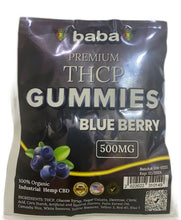 Load image into Gallery viewer, Baba THCP Blueberry Gummies | Best THCP Blueberry Gummies 500mg | Baba - THCP Premium Blueberry Gummies 100mg per piece | THCP Blueberry Gummies for $19.99 | Strongest THCP gummies 100mg each | THCP Gummies on Sale | CBD Direct Solutions

