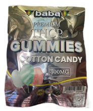Load image into Gallery viewer, Baba THCP Cotton Candy Gummy Rings 100mg each | Best THCP Cotton Candy Gummies 500mg | Baba - THCP Premium Cotton Candy Gummies 100mg per piece | THCP Cotton Candy Gummies for $19.99 | Strongest THCP gummies 100mg each | THCP Gummies on Sale | CBD Direct Solutions
