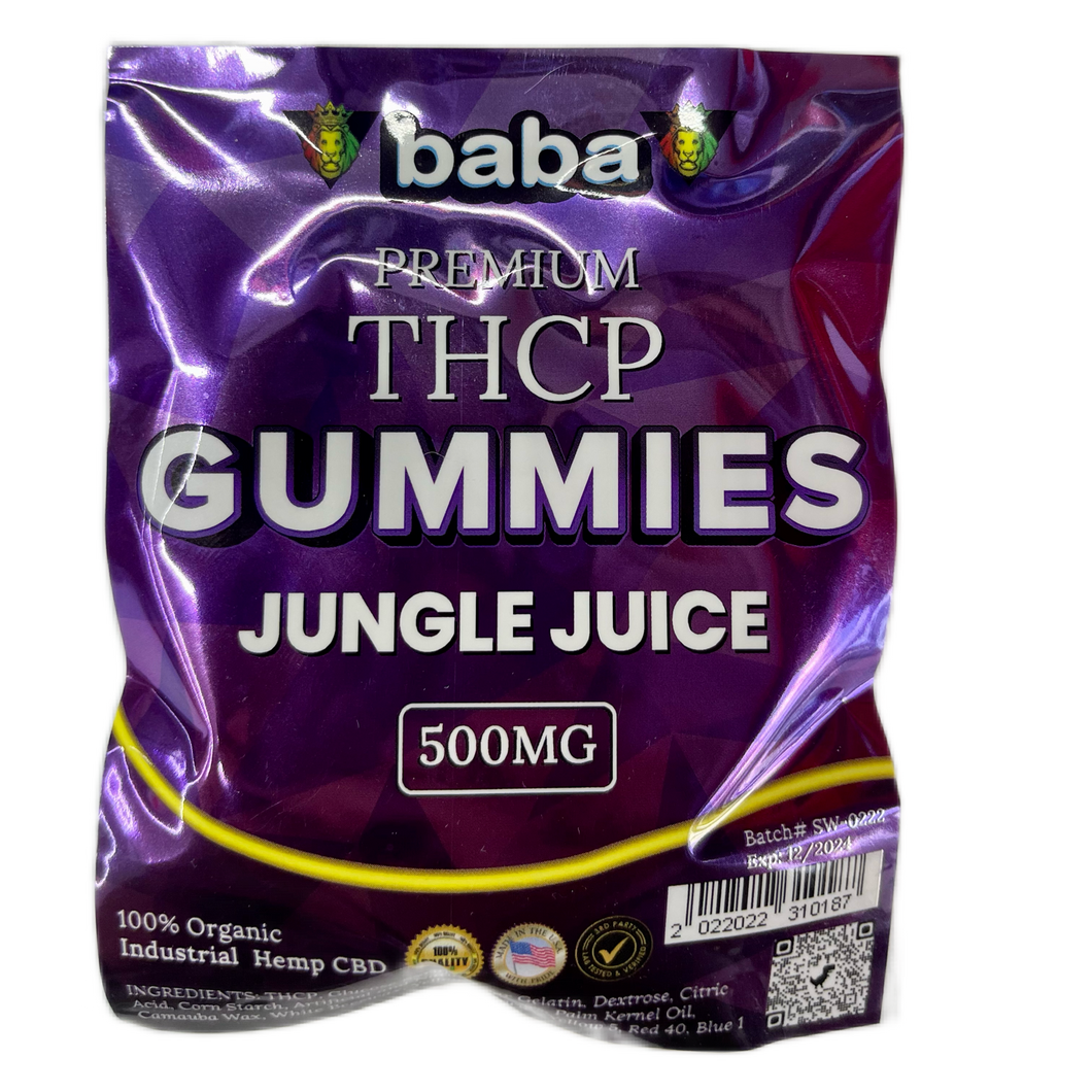 Baba THCP Jungle Juice Gummy Rings 100mg each | Best THCP Jungle Juice Gummies 500mg | Baba - THCP Premium Jungle Juice Gummies 100mg per piece | THCP Jungle Juice Gummies for $19.99 | Strongest THCP gummies 100mg each | THCP Gummies on Sale | CBD Direct Solutions