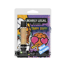 Load image into Gallery viewer, Bearly Legal Trippy Drippy Blue Dream Vape Cart Devices 1000mg | Bearly Legal Trippy Drippy Blue Dream Vape Carts 1ml/1g | Bearly Legal THCO+HHC+HHCo Vape Tanks 1ml | Bearly Legal - Trippy Drippy (THCo, HHC, and HHCO) blended vape carts - Blue Dream 1mg | CBD Direct Solutions
