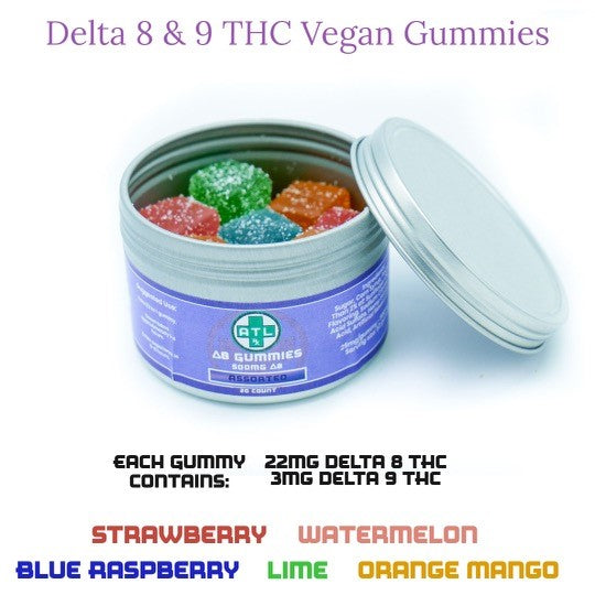 D8+D9 THC Vegan Gummies | Delta 8 & 9 THC Gummies - 30mg per gummy | Delta-9 THC + Delta-8 Edibles 30mg | Delta-8 + Delta-9 Gummy | CBD Delta 8 and 9 Vegan Gummies 300mg-600mg | Delta 8 + Delta 9 Gummies | D8+D9 Gummies | CBD Direct Solution
