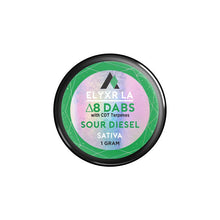 Load image into Gallery viewer, Elyxr Delta 8 THC Sour Diesel Dabs - Sativa 1g | Elyxr Delta-8 Dabs - One Gram Jar | CBD Direct Solution

